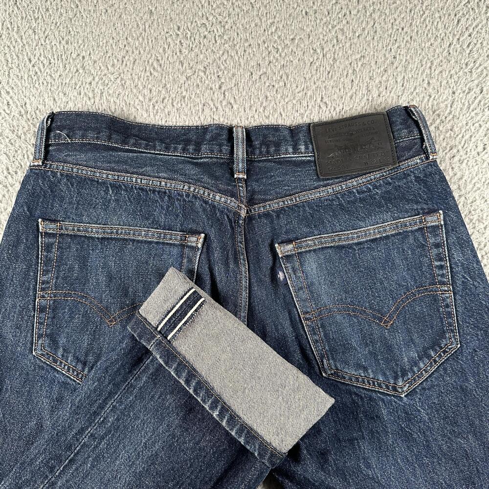 Levi's 501 Made & Crafted Selvedge Jeans Mens 32x32(32x30 Fits) Blue Denim